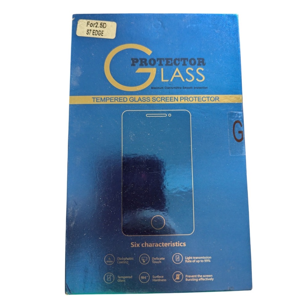 L1.  Glass Tempered Glass‎ Clear Screen Protector For Samsung Galaxy S7 Edge